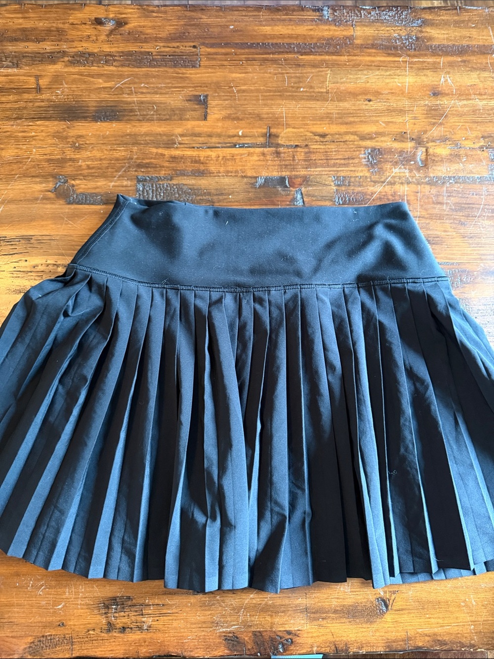 Abercrombie & Fitch Black Pleated Mini Skirt